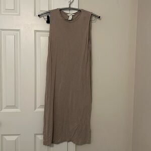 H&M basics grey / taupe comfy mini dresses